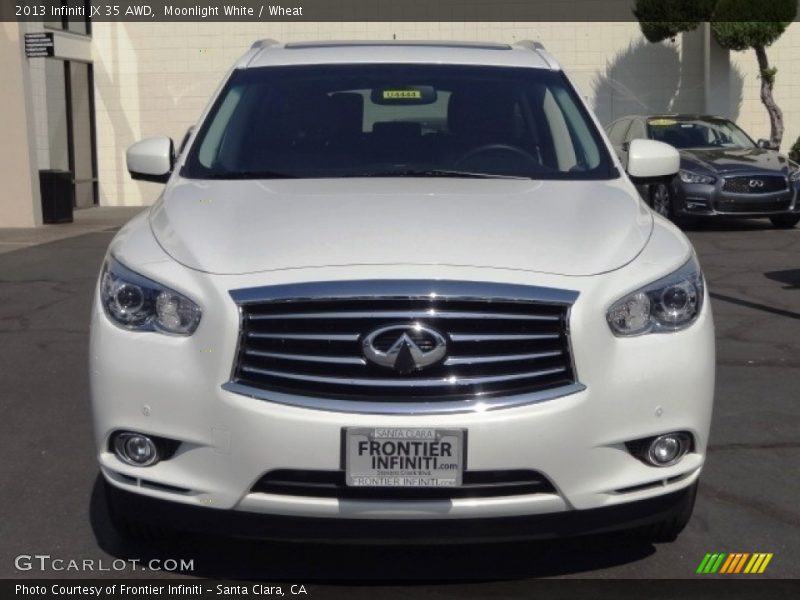 Moonlight White / Wheat 2013 Infiniti JX 35 AWD