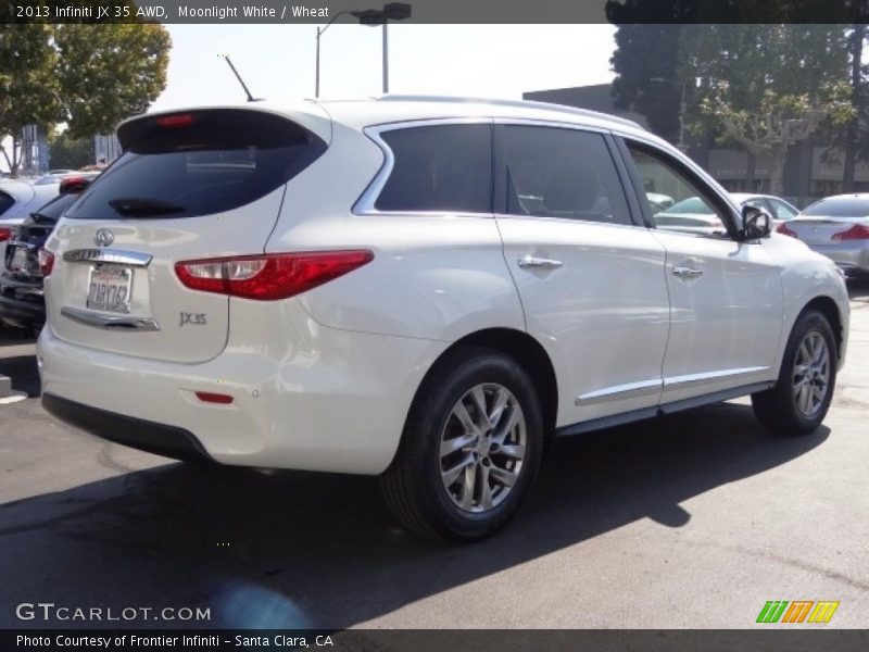 Moonlight White / Wheat 2013 Infiniti JX 35 AWD