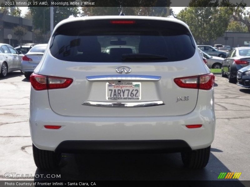 Moonlight White / Wheat 2013 Infiniti JX 35 AWD