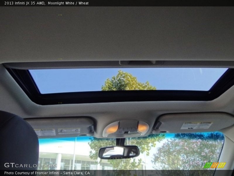 Moonlight White / Wheat 2013 Infiniti JX 35 AWD