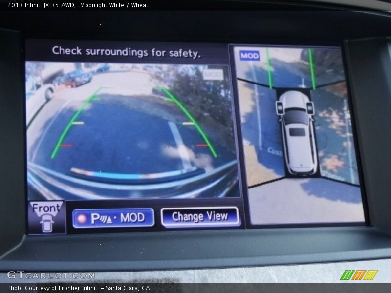 Moonlight White / Wheat 2013 Infiniti JX 35 AWD