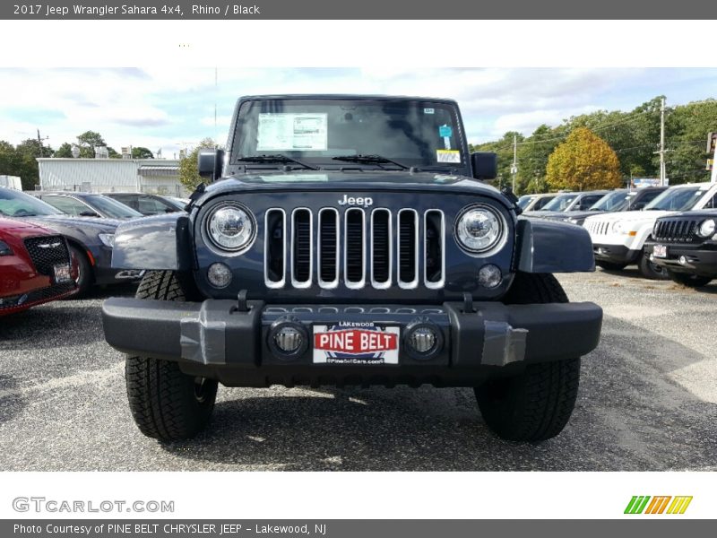 Rhino / Black 2017 Jeep Wrangler Sahara 4x4