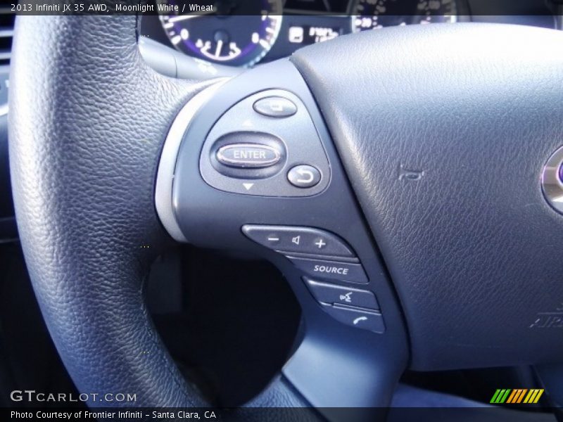 Moonlight White / Wheat 2013 Infiniti JX 35 AWD