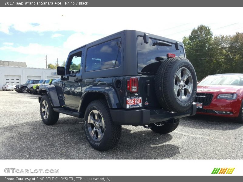 Rhino / Black 2017 Jeep Wrangler Sahara 4x4