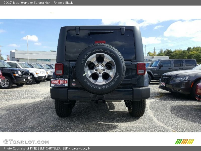 Rhino / Black 2017 Jeep Wrangler Sahara 4x4