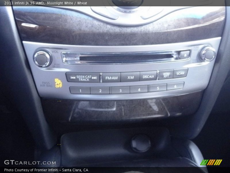 Moonlight White / Wheat 2013 Infiniti JX 35 AWD