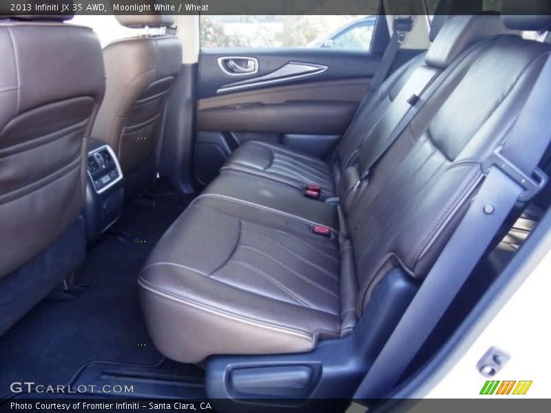 Moonlight White / Wheat 2013 Infiniti JX 35 AWD