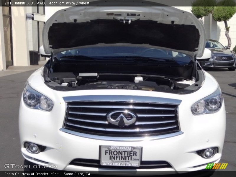 Moonlight White / Wheat 2013 Infiniti JX 35 AWD