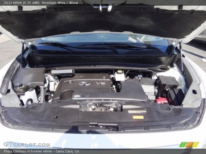 Moonlight White / Wheat 2013 Infiniti JX 35 AWD