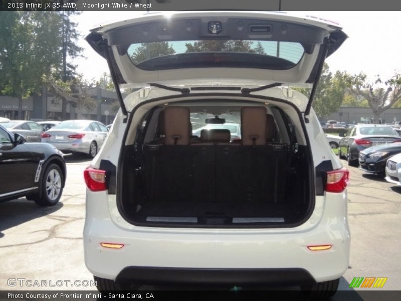 Moonlight White / Wheat 2013 Infiniti JX 35 AWD