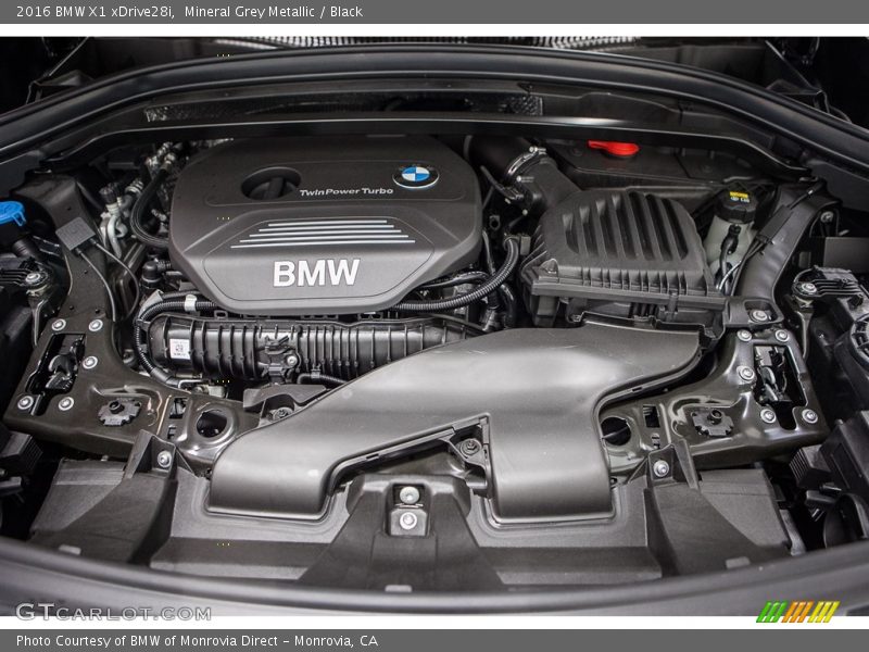 Mineral Grey Metallic / Black 2016 BMW X1 xDrive28i