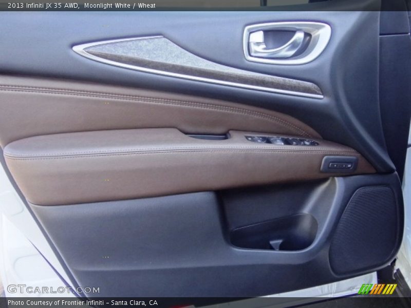 Moonlight White / Wheat 2013 Infiniti JX 35 AWD