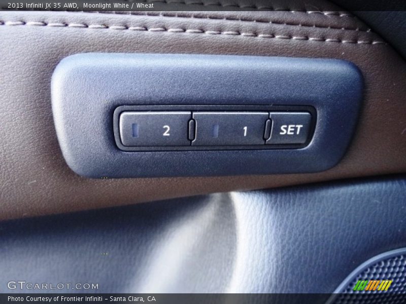 Moonlight White / Wheat 2013 Infiniti JX 35 AWD