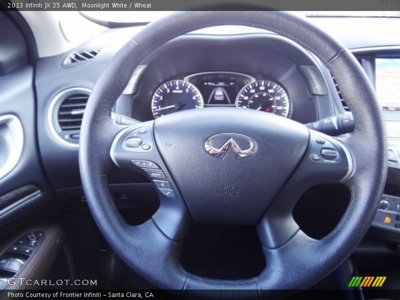 Moonlight White / Wheat 2013 Infiniti JX 35 AWD