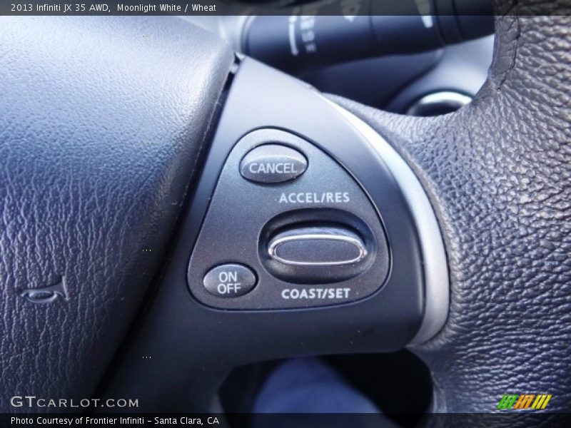 Moonlight White / Wheat 2013 Infiniti JX 35 AWD