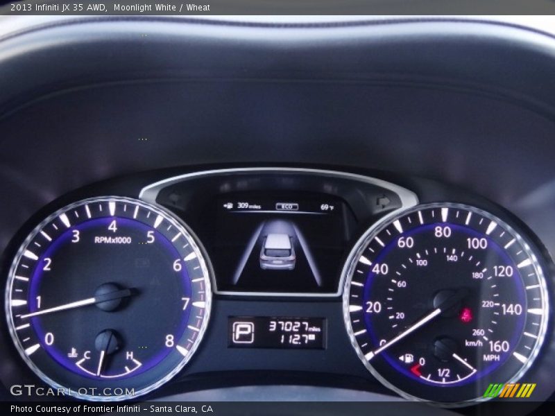 Moonlight White / Wheat 2013 Infiniti JX 35 AWD