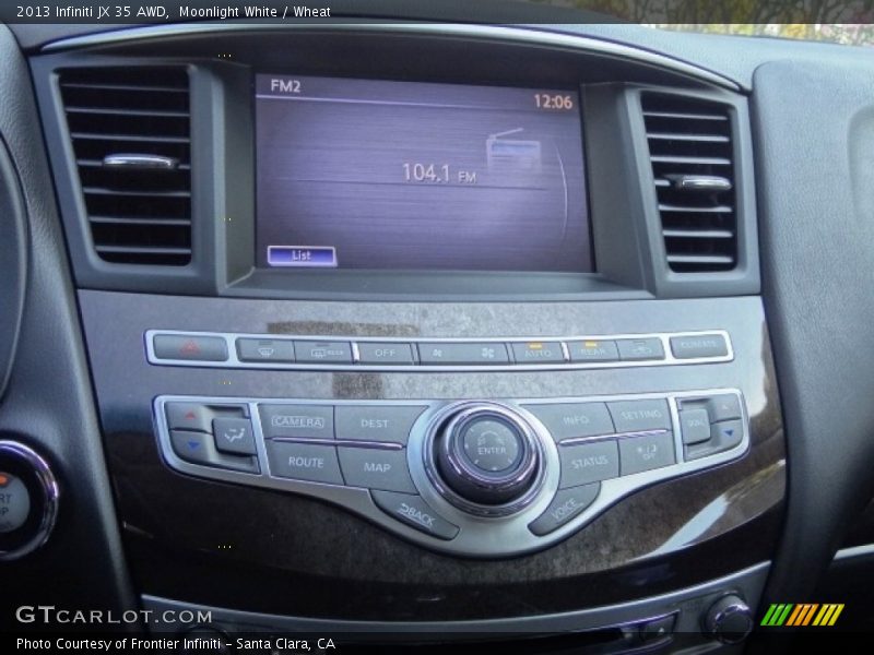 Moonlight White / Wheat 2013 Infiniti JX 35 AWD