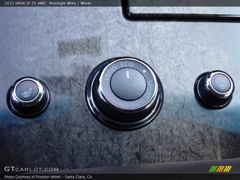Moonlight White / Wheat 2013 Infiniti JX 35 AWD
