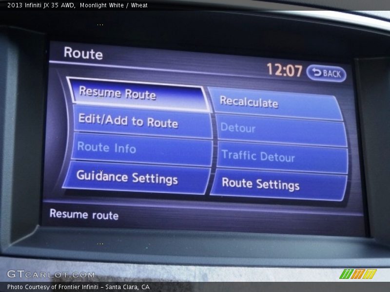 Moonlight White / Wheat 2013 Infiniti JX 35 AWD