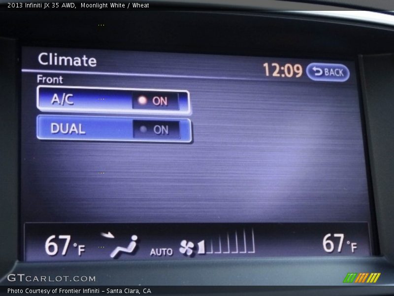 Moonlight White / Wheat 2013 Infiniti JX 35 AWD