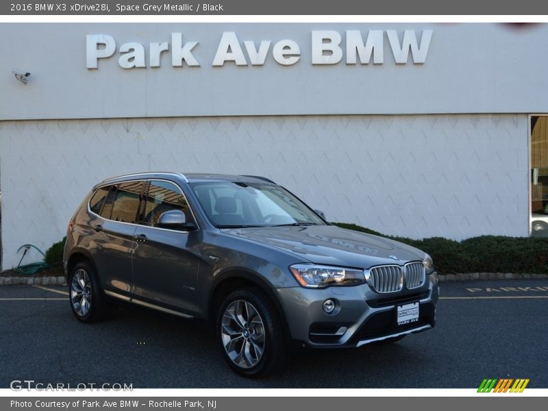 Space Grey Metallic / Black 2016 BMW X3 xDrive28i