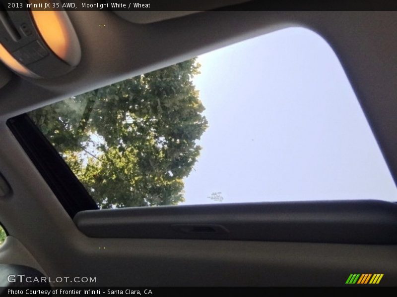 Moonlight White / Wheat 2013 Infiniti JX 35 AWD