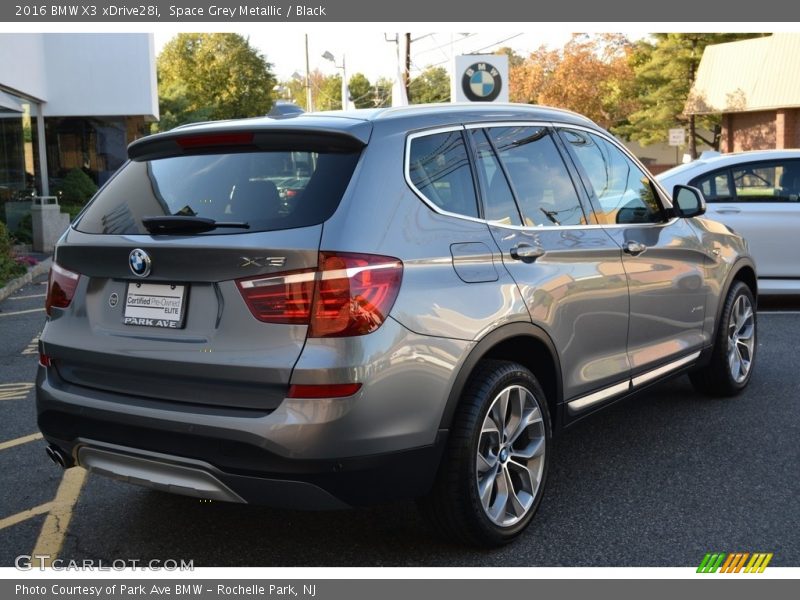 Space Grey Metallic / Black 2016 BMW X3 xDrive28i