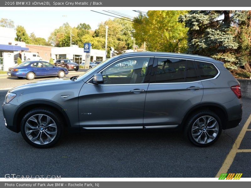 Space Grey Metallic / Black 2016 BMW X3 xDrive28i