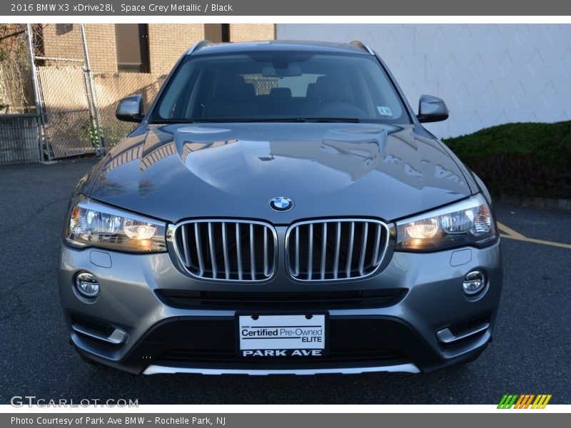 Space Grey Metallic / Black 2016 BMW X3 xDrive28i