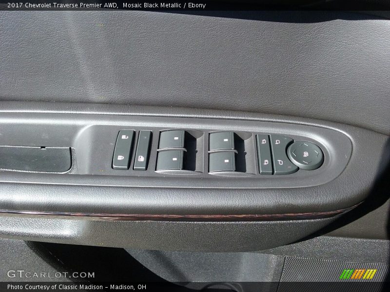 Mosaic Black Metallic / Ebony 2017 Chevrolet Traverse Premier AWD