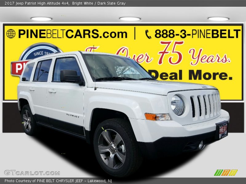 Bright White / Dark Slate Gray 2017 Jeep Patriot High Altitude 4x4