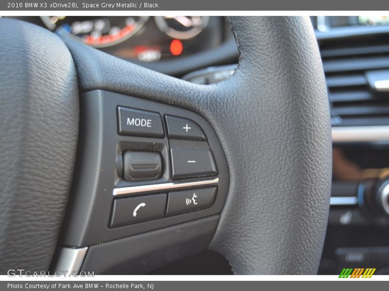 Space Grey Metallic / Black 2016 BMW X3 xDrive28i