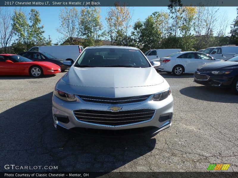 Silver Ice Metallic / Jet Black 2017 Chevrolet Malibu LT