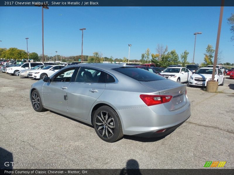 Silver Ice Metallic / Jet Black 2017 Chevrolet Malibu LT