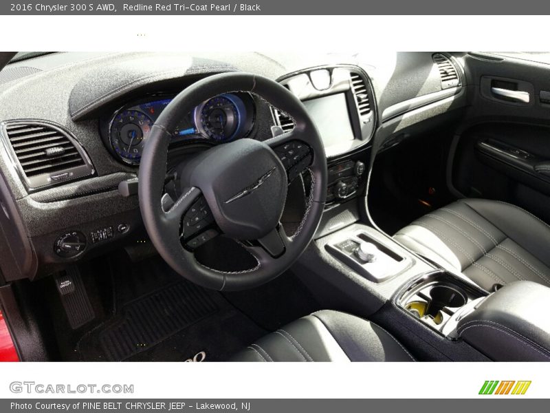 Redline Red Tri-Coat Pearl / Black 2016 Chrysler 300 S AWD