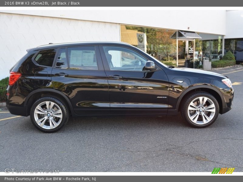Jet Black / Black 2016 BMW X3 xDrive28i
