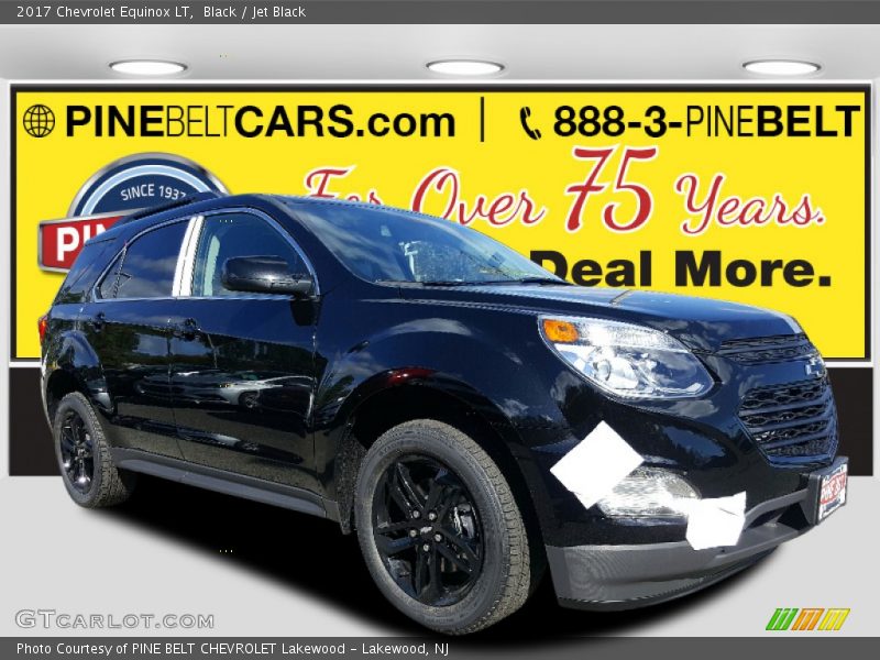 Black / Jet Black 2017 Chevrolet Equinox LT