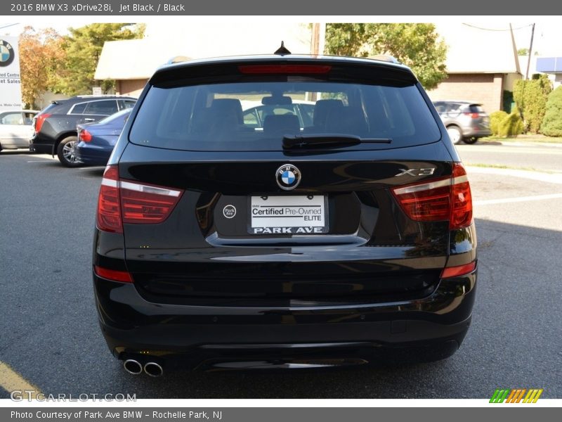 Jet Black / Black 2016 BMW X3 xDrive28i