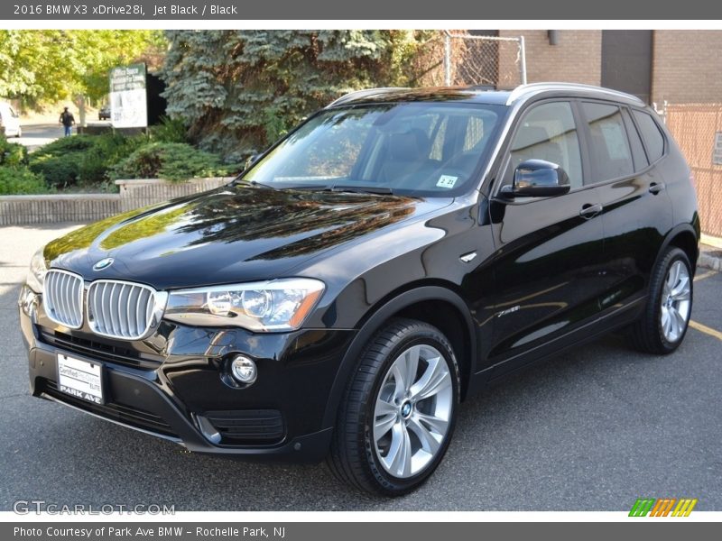 Jet Black / Black 2016 BMW X3 xDrive28i