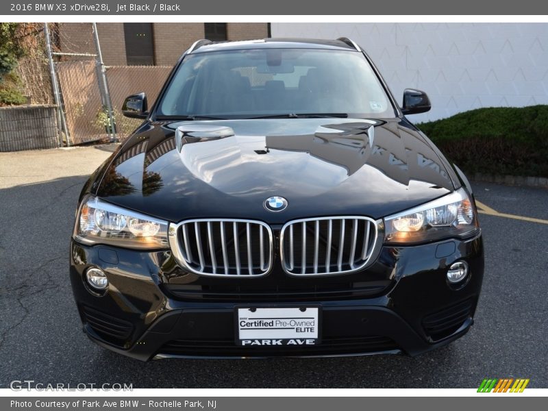 Jet Black / Black 2016 BMW X3 xDrive28i