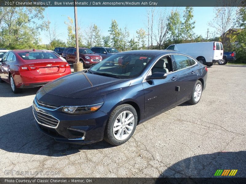 Blue Velvet Metallic / Dark Atmosphere/Medium Ash Gray 2017 Chevrolet Malibu LT
