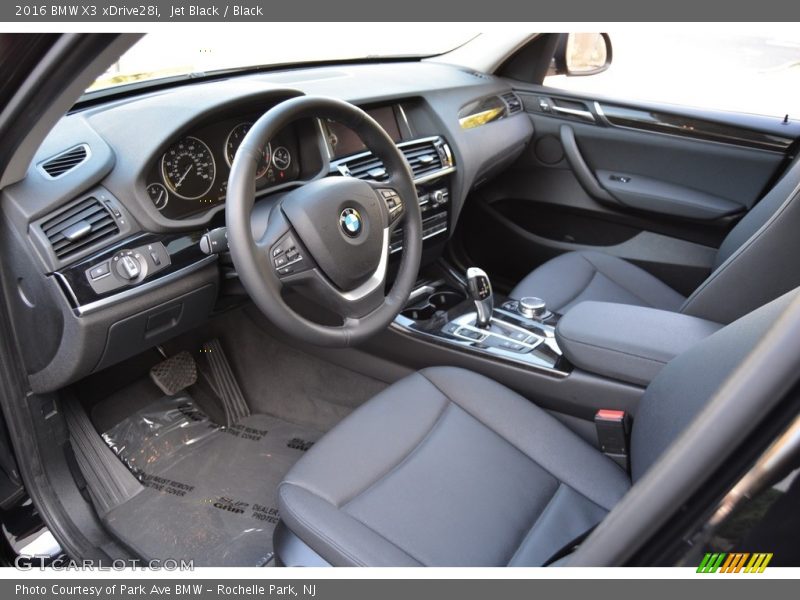 Jet Black / Black 2016 BMW X3 xDrive28i
