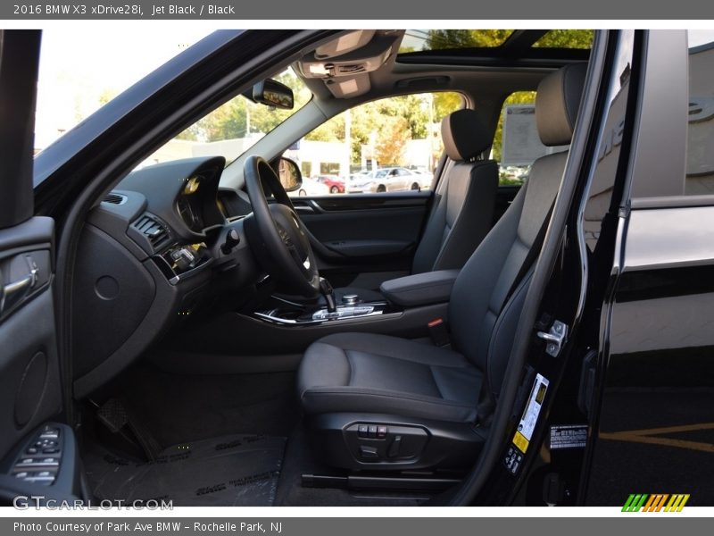 Jet Black / Black 2016 BMW X3 xDrive28i