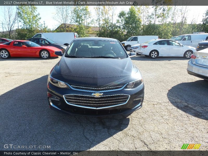 Blue Velvet Metallic / Dark Atmosphere/Medium Ash Gray 2017 Chevrolet Malibu LT