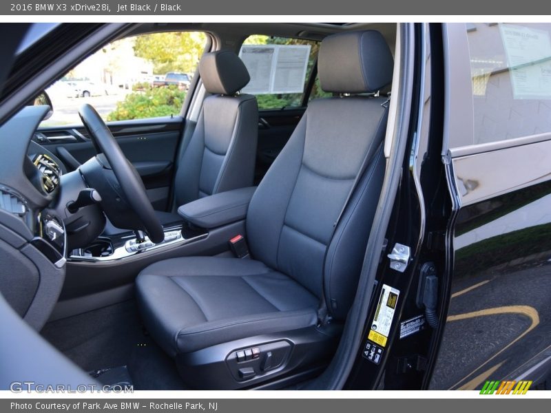 Jet Black / Black 2016 BMW X3 xDrive28i