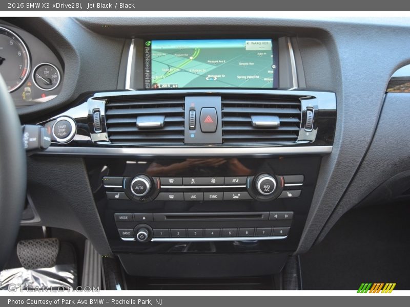 Jet Black / Black 2016 BMW X3 xDrive28i