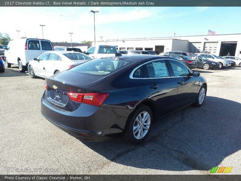 Blue Velvet Metallic / Dark Atmosphere/Medium Ash Gray 2017 Chevrolet Malibu LT