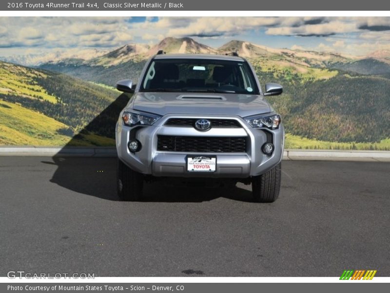 Classic Silver Metallic / Black 2016 Toyota 4Runner Trail 4x4