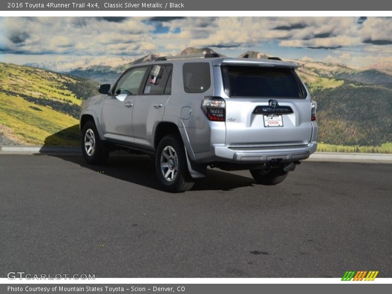Classic Silver Metallic / Black 2016 Toyota 4Runner Trail 4x4
