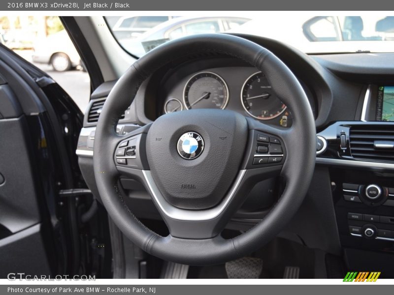 Jet Black / Black 2016 BMW X3 xDrive28i